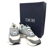DIOR DIOR B22 SNEAKERS LUXE MEN SHOES BLUE/GREY 43