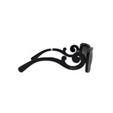 PRADA BAROQUE SWIRL w/ BOX LUXE SUNGLASSES BLACK