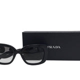 PRADA BAROQUE SWIRL w/ BOX LUXE SUNGLASSES BLACK