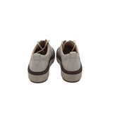 CLARKS RET$130 PLATFORM OXFORD SHOES WHITE BROWN 7