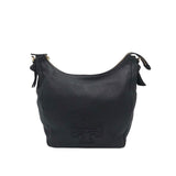 TORY BURCH RET$445 LEATHER HOBO SHOULDER HANDBAG BLACK