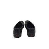 COLE HAAN LEATHER SLIP-ON MEN SHOE BLACK 9.5