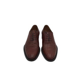 MAGNANNI RET$525 LEATHER OXFORD MEN SHOE BROWN 9