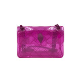 KURT GEIGER RET$148 MINI VINYL CROSSBODY HANDBAG MAGENTA