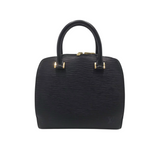 LOUIS VUITTON EPI LEATHER PONT NEUF PM LUXE HANDBAG BLACK