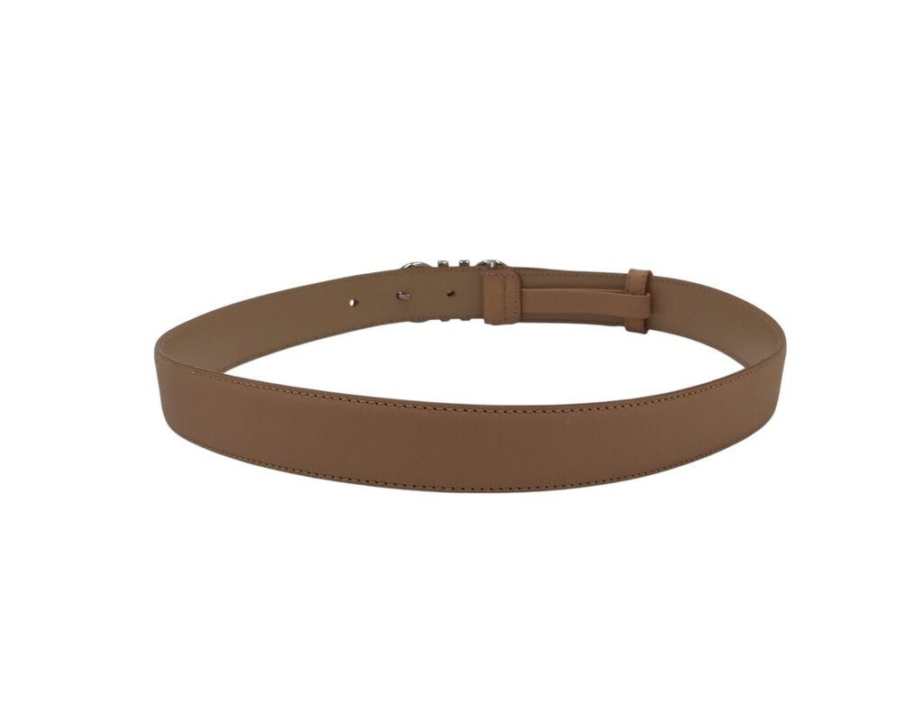SALVATORE FERRAGAMO LEATHER BELT DESIGNER ACCESSORIES TAN SMALL