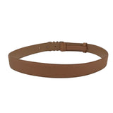 SALVATORE FERRAGAMO LEATHER BELT DESIGNER ACCESSORIES TAN SMALL