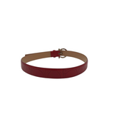 RET$160 CROC EMBOSSED BELT WOMEN'S ACCESSORIES BROWN 38