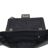 KARL LAGERFELD RET$298 QUILTED CHAIN STRAP HANDBAG BLACK