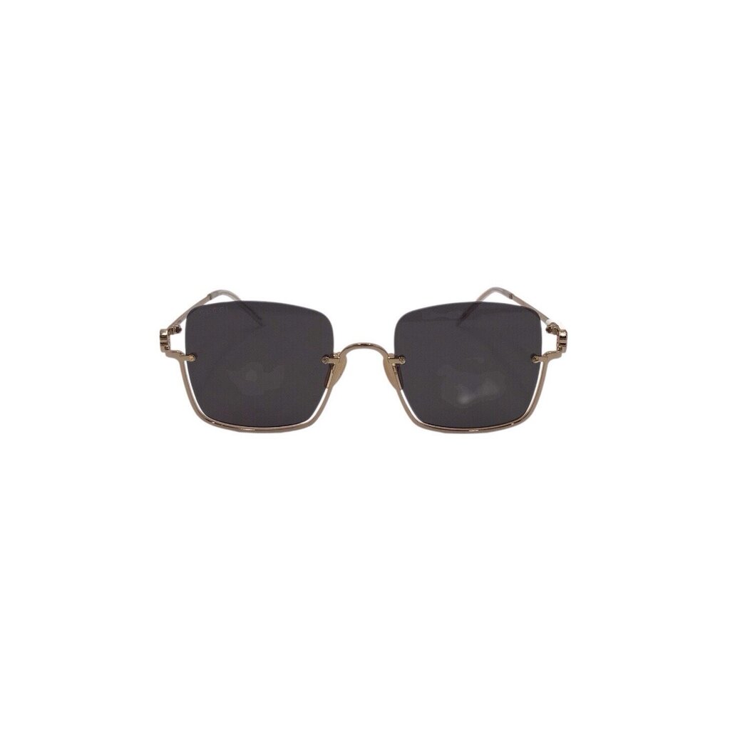 GUCCI METAL FRAME GG LOGO LUXE SUNGLASSES GOLD
