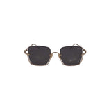 GUCCI METAL FRAME GG LOGO LUXE SUNGLASSES GOLD