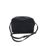 YSL LOU CAMERA BAH QUILTED w/ DUST BAG LUXE HANDBAG BLACK