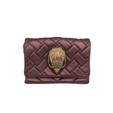 KURT GEIGER RET$285 MINI QUILTED CHAIN STRAP HANDBAG MAUVE