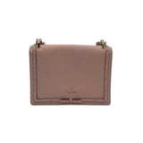 KATE SPADE RET$348 LEATHER JEWELED CHAIN STRAP HANDBAG PINK