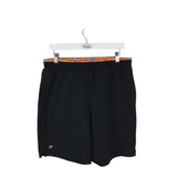 FABLETICS SHORTS MEN ACTIVEWEAR BLACK ORANGE LARGE