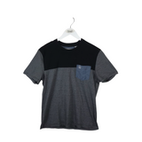 PENGUIN STRIPE TEE MEN SHIRT BLACK WHITE MEDIUM