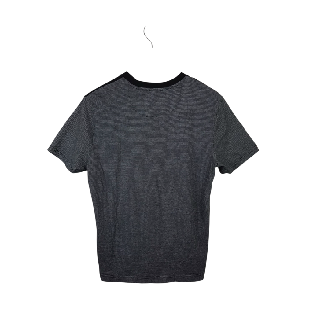 PENGUIN STRIPE TEE MEN SHIRT BLACK WHITE MEDIUM