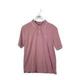 BANANA REPUBLIC POLO SHORT SLEEVE MEN SHIRT PINK MEDIUM