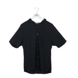 TOMMY BAHAMA SILK SHORT SLEEVE MEN SHIRT BLACK MEDIUM