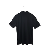 ADIDAS POLO SHORT SLEEVE MEN SHIRT BLACK WHITE LARGE