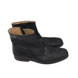 JOHN FLUEVOG LEATHER ZIP ANKLE MEN BOOTS BLACK 11