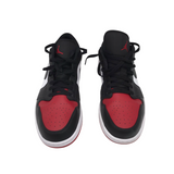 NIKE RET$148 LEATHER SNEAKER MEN SHOE BLACK RED 13