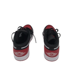 NIKE RET$148 LEATHER SNEAKER MEN SHOE BLACK RED 13