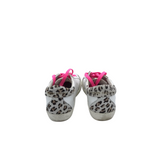 GOLDEN GOOSE RET$575 HAIR-ON LEATHER SNEAKER DESIGNER SHOES WHITE PINK 37