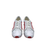 TORY BURCH SNEAKERS DESIGNER SHOES WHITE RED 10M
