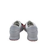 TORY BURCH SNEAKERS DESIGNER SHOES WHITE RED 10M