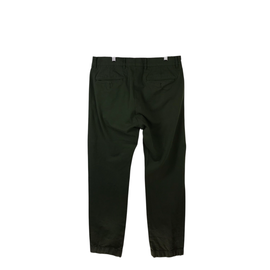 TODD SNYDER RET$298 STRAIGHT LEG MEN PANT GREEN 33X32