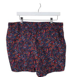 ONIA RET$220 TRUNKS PRINT MEN SWIMWEAR NAVY ORANGE XLARGE