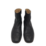 JOHN FLUEVOG LEATHER ZIP ANKLE MEN BOOTS BLACK 11