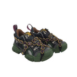 GUCCI FLASHTREK SNEAKERS LUXE SHOES GREEN 35.5