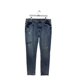 KSUBI RET$240 DISTRESSED STRAIGHT LEG MEN JEANS BLUE 40