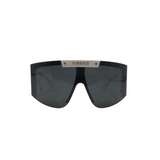 VERSACE MOD 4393 ICONS SHIELD WRAP LUXE SUNGLASSES WHITE