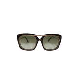 TOM FORD "MARISSA" TF619 OVERSIZE SQUARE LUXE SUNGLASSES BROWN
