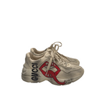 GUCCI RHYTON MOUTH SNEAKERS LUXE SHOES WHITE 36.5
