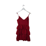 BCBGMAXAZRIA PETALS SLEEVELESS DESIGNER DRESS RED 4