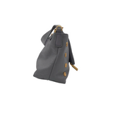 HAMMITT RET$445 SHOULDER PATENT HANDBAG GREY 11L x 5.5H x 3.5W