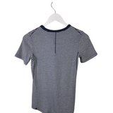 LULULEMON STRIPE TOP ACTIVEWEAR NAVY WHITE 6