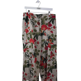 CHICO'S FLORAL LINEN WIDE LEG PANT CREAM MULTI 2
