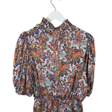 TAHARI PRINT 3/4 SLEEVE TOP SKY MULTI SMALL
