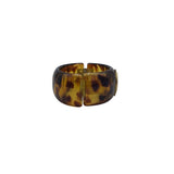 JOHN WIND TORTOISESHELL CUFF BRACELET BROWN GOLD