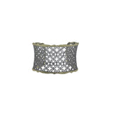 KENDRA SCOTT "FILIGREE" CUFF BRACELET SILVER GOLD