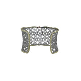 KENDRA SCOTT "FILIGREE" CUFF BRACELET SILVER GOLD