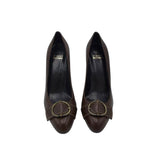 STUART WEITZMAN NWT$250 LEATHER PUMP SHOES BROWN 9.5