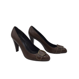 STUART WEITZMAN NWT$250 LEATHER PUMP SHOES BROWN 9.5