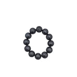 RET$89 "BLACK PANTHER" METAL BEADS BRACELET SILVER