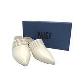 PAIGE RET$278 MULE SANDAL DESIGNER SHOES BONE 9